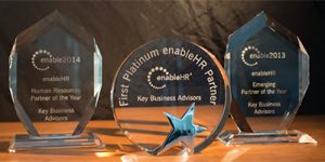 enableHR Emerging Partner of the Year, 2014 HR Partner of the Year, First Platinum Partner 2015